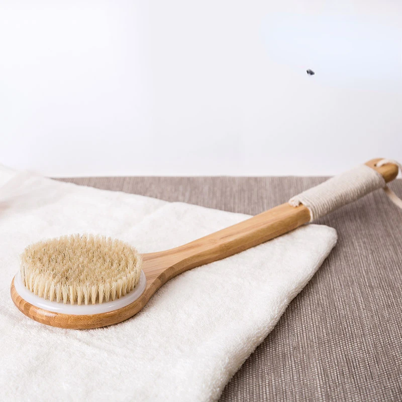 New 1Pc Qualified Shower Brush Natural Long Wooden Bristle Massager Bath Shower Back Spa Detachable Scrubber
New 1Pc Qualified Shower Brush Natural Long Wooden Bristle Massager Bath Shower Back Spa Detachable Scrubber