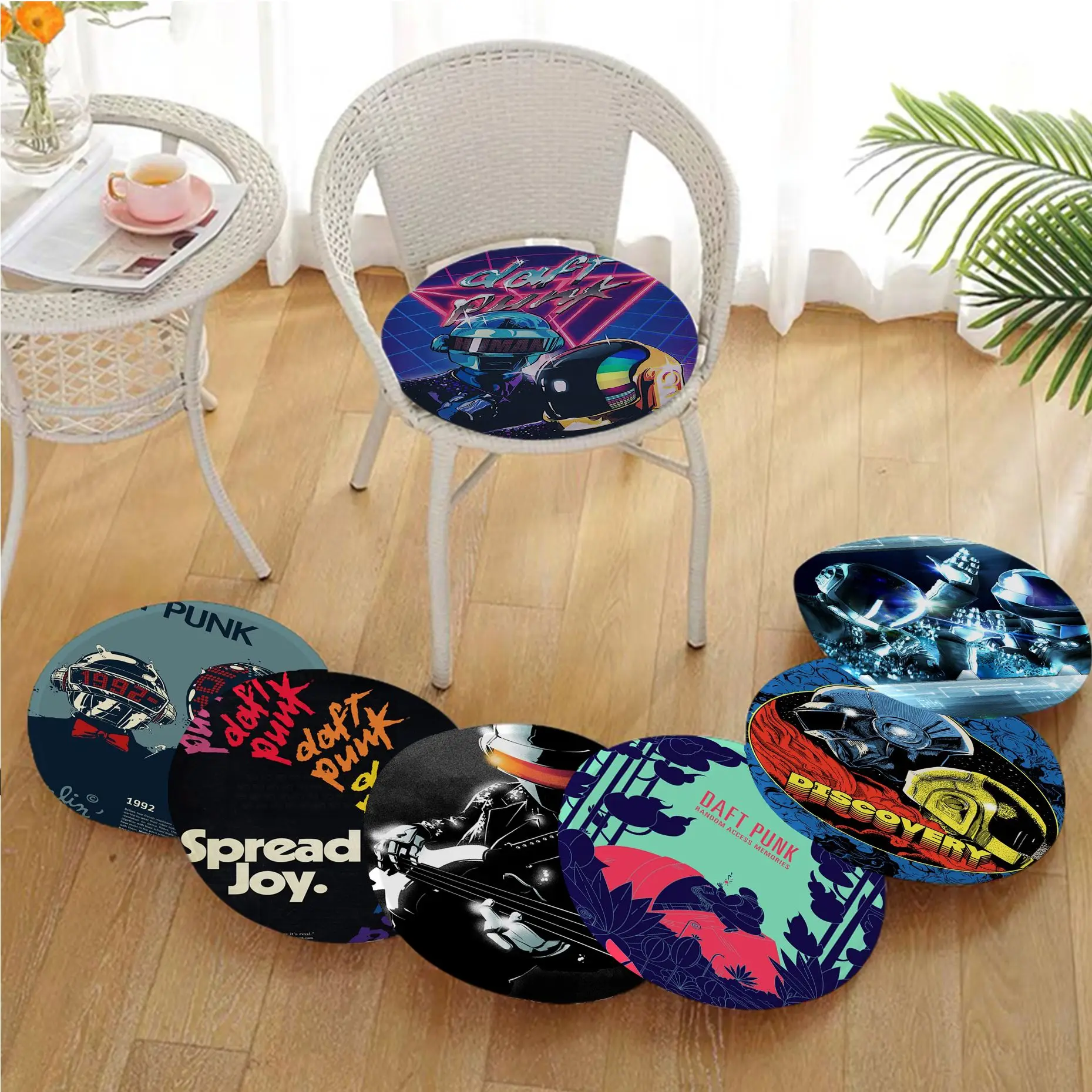 Daft Punk Four Seasons Chair Mat Soft Pad Seat Cushion For Dining Patio Home Office Indoor Outdoor Garden Buttocks Pad
Daft Punk Four Seasons Chair Mat Soft Pad Seat Cushion For Dining Patio Home Office Indoor Outdoor Garden Buttocks Pad
