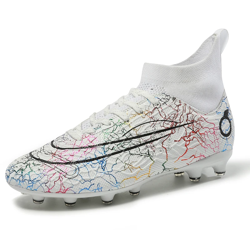 New Men Football Boots Grass Training Cleats Professional Krampon High-Top Soccer Shoes For Male Outdoor Kids Sports Sneakers
New Men Football Boots Grass Training Cleats Professional Krampon High-Top Soccer Shoes For Male Outdoor Kids Sports Sneakers