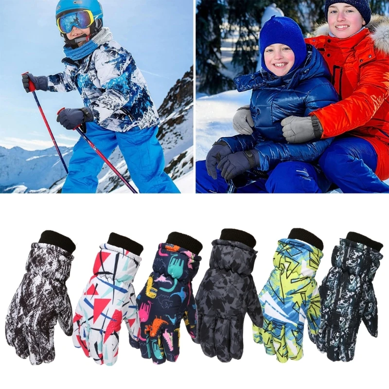 Winter Kids Ski Gloves Outdoor Sports Gloves Boys Girls Snow Skating Snowboarding Windproof Warm Mitten For Cold Weather
Winter Kids Ski Gloves Outdoor Sports Gloves Boys Girls Snow Skating Snowboarding Windproof Warm Mitten For Cold Weather