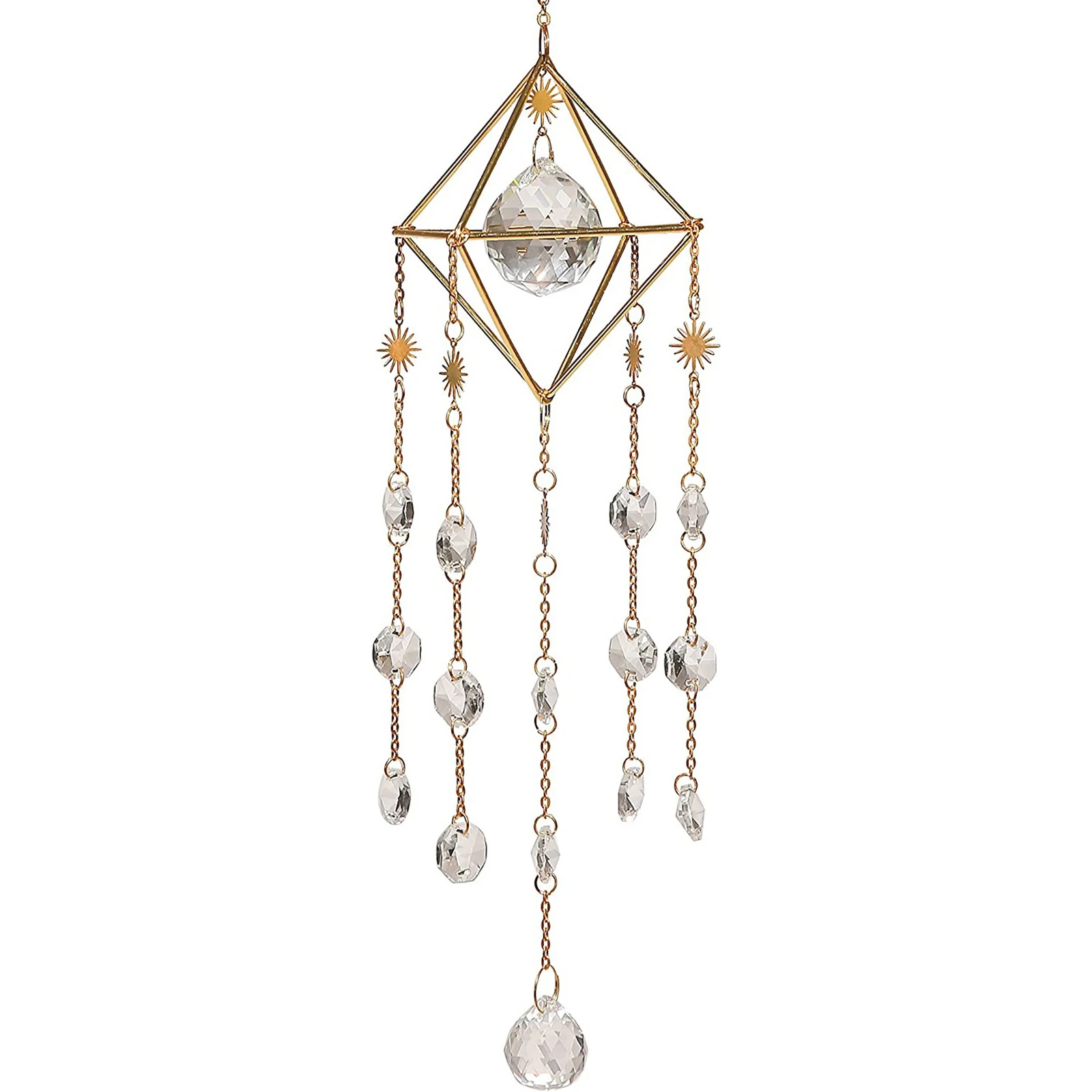 20in Metal Sun Catcher Decoration Window Hanging Crystal Suncatcher Pendants Reflect Sunlight For Home Indoor
20in Metal Sun Catcher Decoration Window Hanging Crystal Suncatcher Pendants Reflect Sunlight For Home Indoor