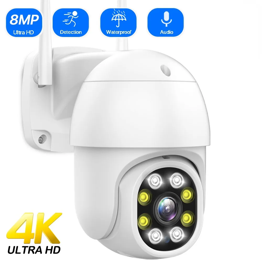 8MP 4K Wireless IP Camera 5MP Outdoor Street WIFI PTZ Speed Dome Camera 1080P 3MP HD AI Auto Tracking CCTV Surveillance Genuine
8MP 4K Wireless IP Camera 5MP Outdoor Street WIFI PTZ Speed Dome Camera 1080P 3MP HD AI Auto Tracking CCTV Surveillance Genuine