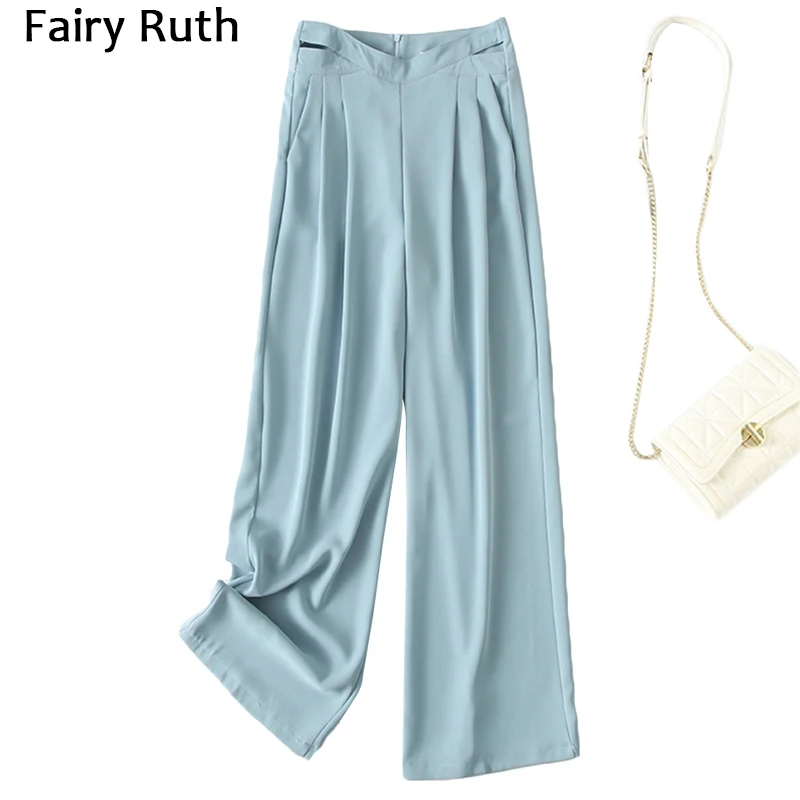 2022 New Women Solid Color Cut-out Long Pants Trousers Pockets Office Lady Elegant Summer Korean Style Pants
2022 New Women Solid Color Cut-out Long Pants Trousers Pockets Office Lady Elegant Summer Korean Style Pants