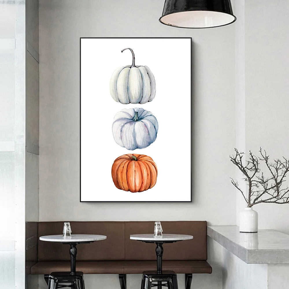 Halloween Pumpkin Wall Art Canvas Painting Thanksgiving Decoration Picture Watercolor Harvest Art Poster Print Room Home Decor
Halloween Pumpkin Wall Art Canvas Painting Thanksgiving Decoration Picture Watercolor Harvest Art Poster Print Room Home Decor