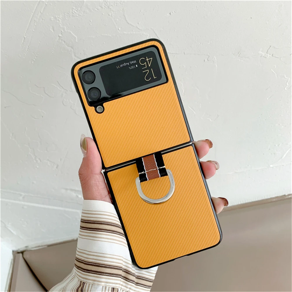 With Ring Luxury Ultra Slim Cover For Samsung Galaxy Z Flip 3 5G Case Hard Plastic Shockproof Phone Case Fashion Coque Fundas
With Ring Luxury Ultra Slim Cover For Samsung Galaxy Z Flip 3 5G Case Hard Plastic Shockproof Phone Case Fashion Coque Fundas