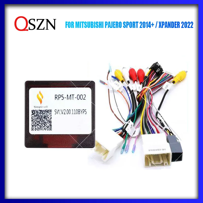 QSZN Wiring Harness Canbus Box Decoder For MITSUBISHI PAJERO SPORT 2014+ / XPANDER 2022 Car Radio Stereo Power Cable Adapter
QSZN Wiring Harness Canbus Box Decoder For MITSUBISHI PAJERO SPORT 2014+ / XPANDER 2022 Car Radio Stereo Power Cable Adapter