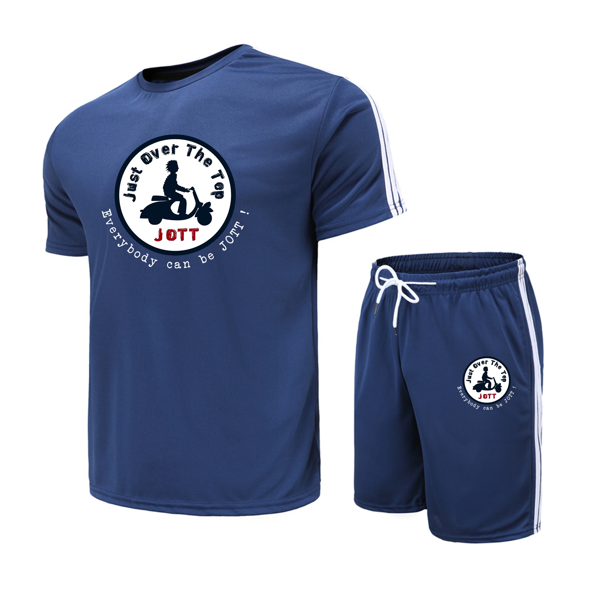 JOTT Summer Men's T-Shirt + Shorts Set Casual T-Shirt Tracksuit Simple Letter Print Short Sleeve Top Cotton Streetwear
JOTT Summer Men's T-Shirt + Shorts Set Casual T-Shirt Tracksuit Simple Letter Print Short Sleeve Top Cotton Streetwear