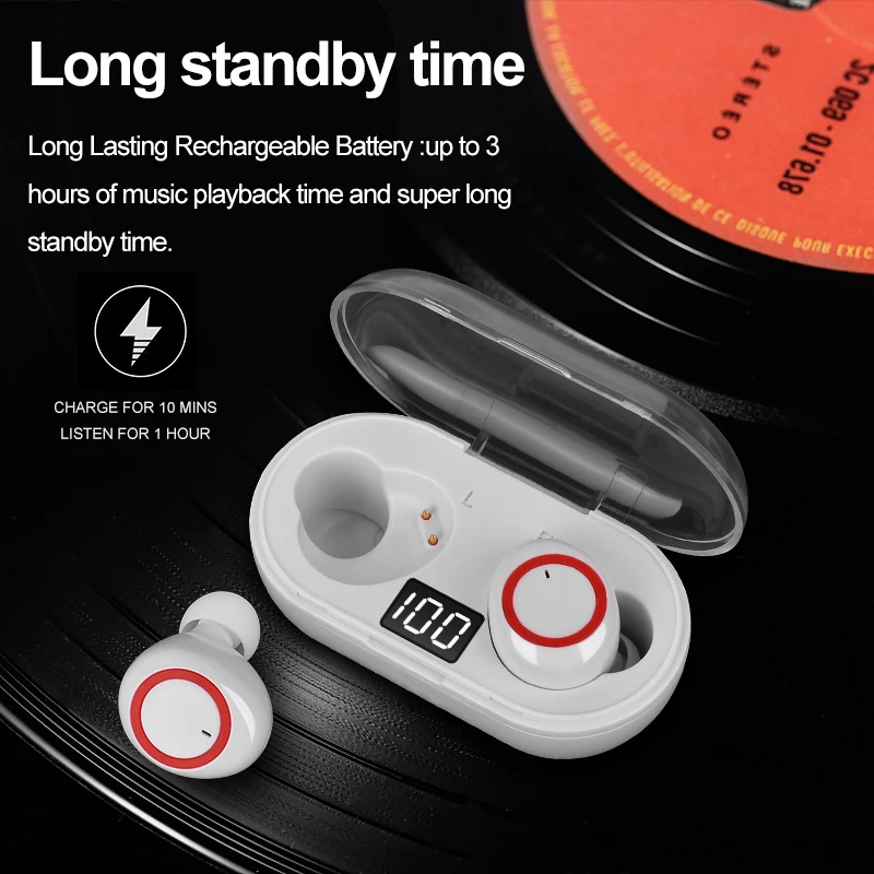 Y50Pro TWS Bluetooth 5.0 Earphone Wireless Headphone Waterproof Deep Bass Earbuds Sport Earphones True Wireless Stereo Headset
Y50Pro TWS Bluetooth 5.0 Earphone Wireless Headphone Waterproof Deep Bass Earbuds Sport Earphones True Wireless Stereo Headset