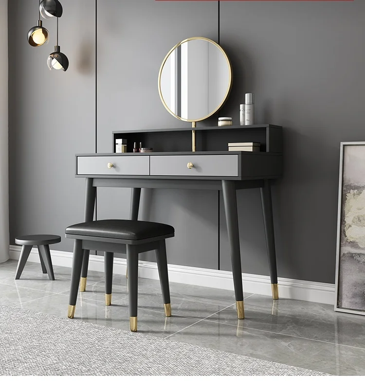 Nordic simple net red ins style dressing table combination bedroom modern small family economic Mini dressing table
Nordic simple net red ins style dressing table combination bedroom modern small family economic Mini dressing table