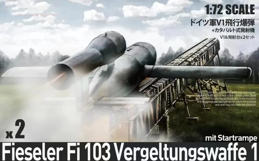 NX 1/72 German World War II V1 Cruise Missile and Missile Launcher Model Resin Model Kit Resin Military Model Assembly Model
NX 1/72 German World War II V1 Cruise Missile and Missile Launcher Model Resin Model Kit Resin Military Model Assembly Model