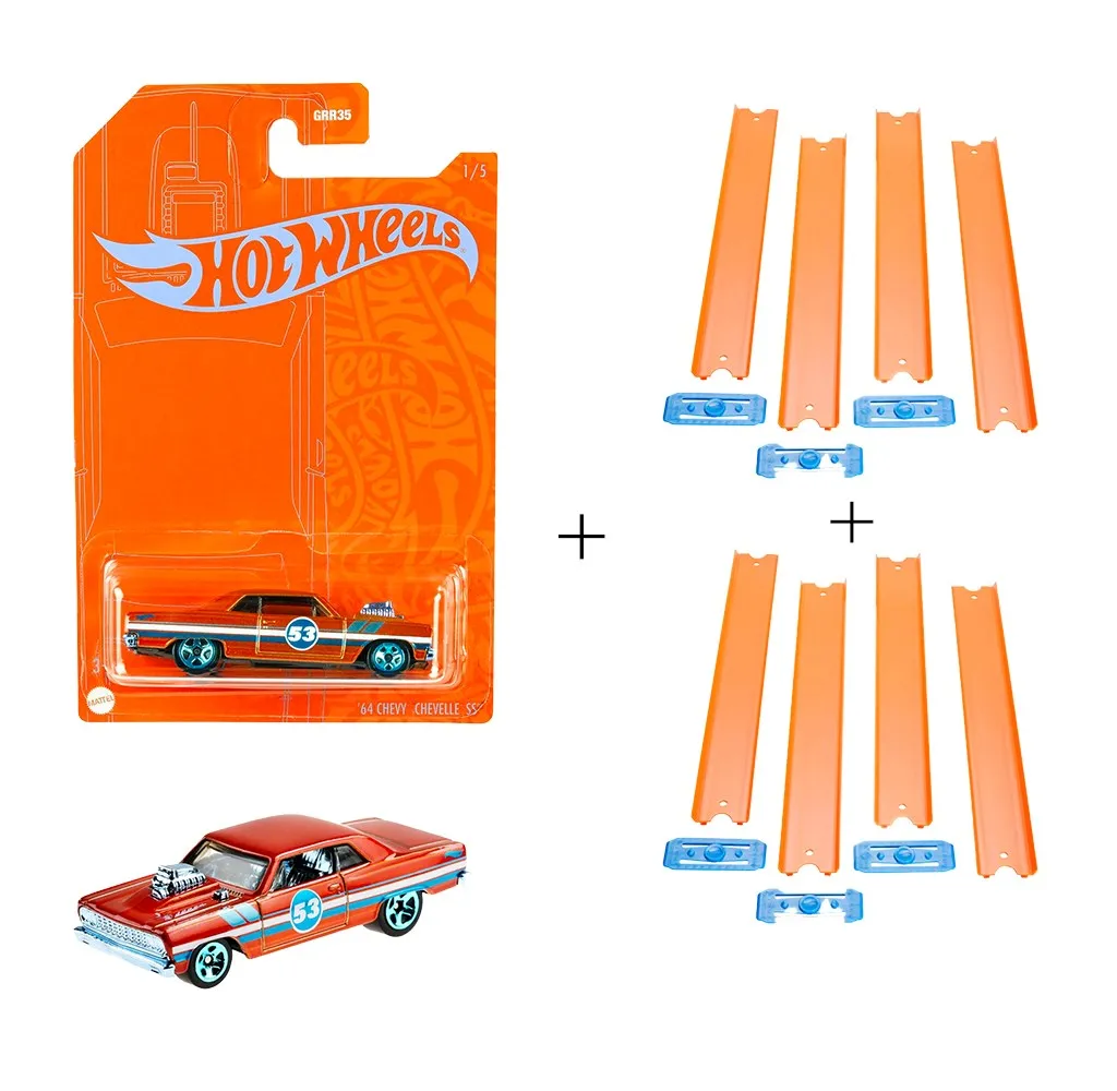 Hot Wheels Track Builder 240 см оранжевый комплект для подиума и 64 Chevy Chevelle SS Grr35
Hot Wheels Track Builder 240 см оранжевый комплект для подиума и 64 Chevy Chevelle SS Grr35