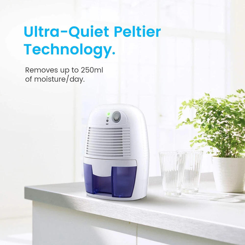 Mini Dehumidifier for Home Portable 500ml Moisture Absorbing Air Dryer with Auto-off LED indicator Air Dehumidifier Purifier
Mini Dehumidifier for Home Portable 500ml Moisture Absorbing Air Dryer with Auto-off LED indicator Air Dehumidifier Purifier
