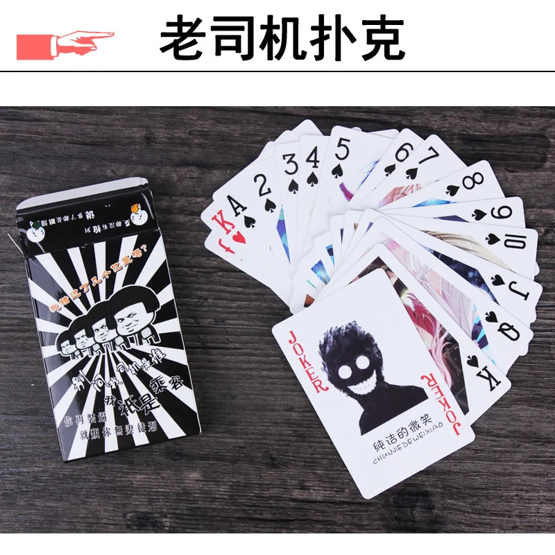 54 Sheets/Set Anime Board Game Poker Cards Game Cartoon Comics Character Collection Playing Card Toy
54 Sheets/Set Anime Board Game Poker Cards Game Cartoon Comics Character Collection Playing Card Toy