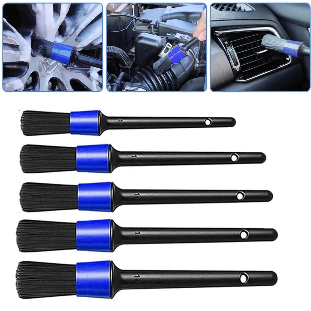 Automotive Care Supplies Cleaning Brushes Crevice Brush 5 Different Brush Sizes Black + Blue Wild Pig Hair+plastic
Automotive Care Supplies Cleaning Brushes Crevice Brush 5 Different Brush Sizes Black + Blue Wild Pig Hair+plastic