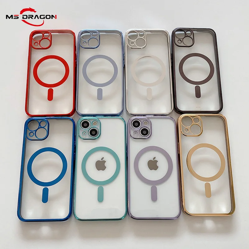 For iPhone 13 12 11 Pro Magsafe Magnetic Wireless Charging Case For iPhone X XR XS Max 7 8 Electroplated Frame Transparent Cover
For iPhone 13 12 11 Pro Magsafe Magnetic Wireless Charging Case For iPhone X XR XS Max 7 8 Electroplated Frame Transparent Cover