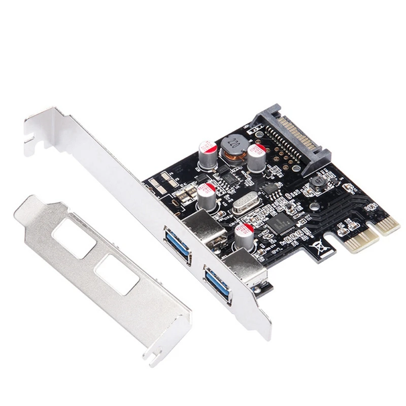 PCIE To 2-Port USB 3 0 Adapter Card USB3 0 Expansion Card Chip D720202 SATA 15PIN Power Supply Interface
PCIE To 2-Port USB 3 0 Adapter Card USB3 0 Expansion Card Chip D720202 SATA 15PIN Power Supply Interface
