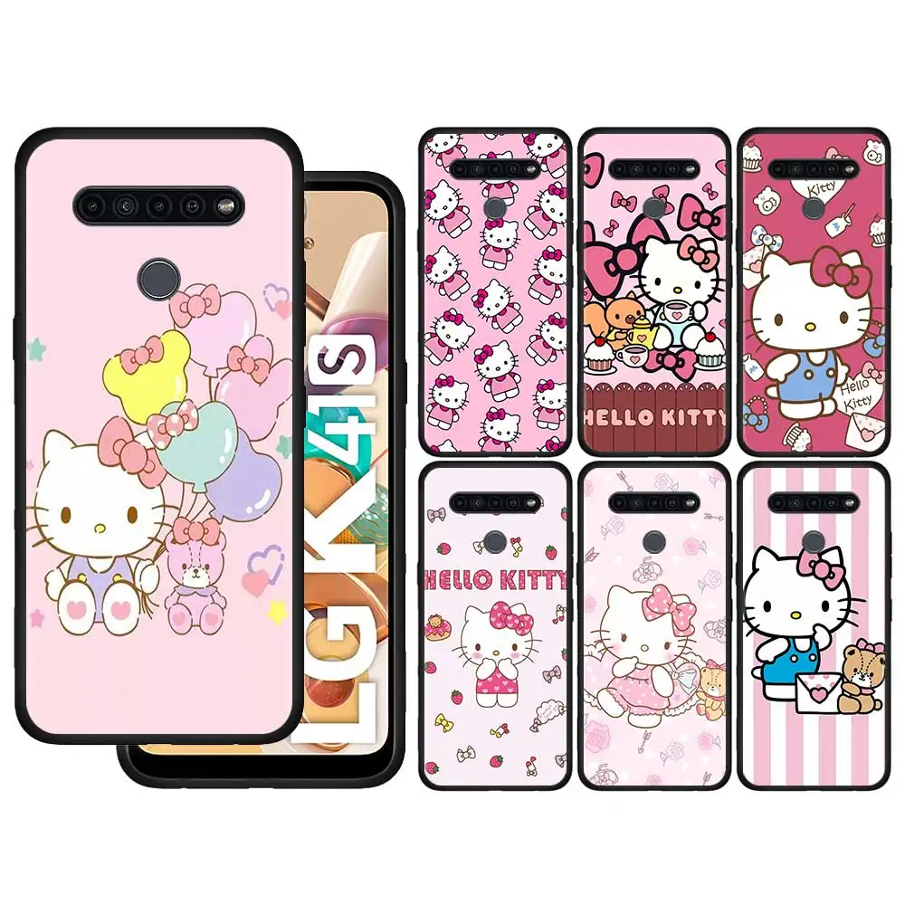 Black Phone Case For LG K61 K41s G6 G7 G8 Cover Hot Cartoon Hello Kitty Cases K50 K50s K71 K92 K51s K52 K40s K40 K42 Capa
Black Phone Case For LG K61 K41s G6 G7 G8 Cover Hot Cartoon Hello Kitty Cases K50 K50s K71 K92 K51s K52 K40s K40 K42 Capa