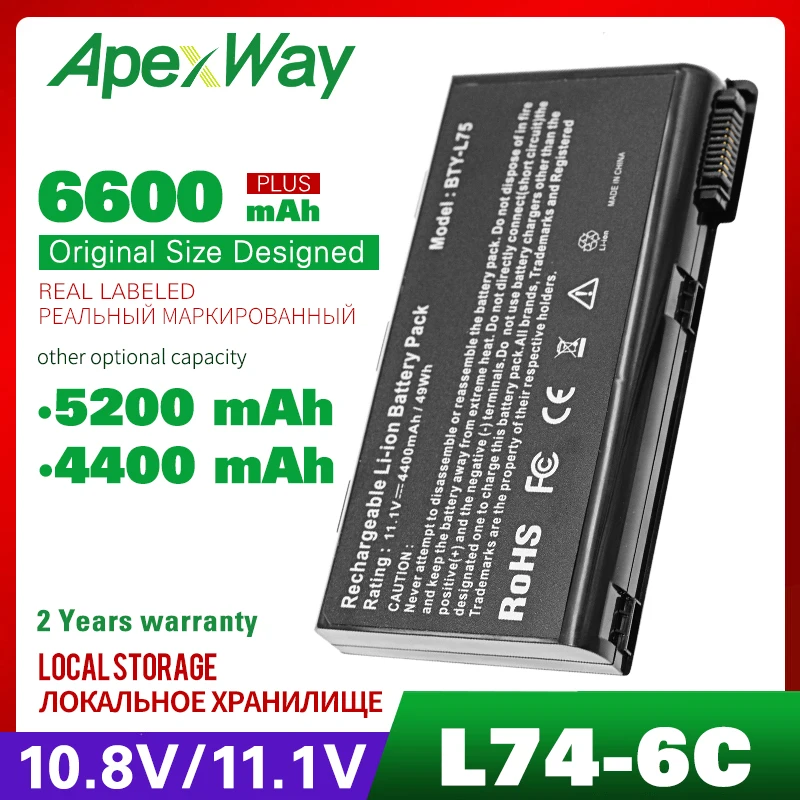 Внешний аккумулятор Apexway для ноутбука MSI CX620 A6205 CX500 CR630 CX623 CR600 CR610 CR700 GE700 A7005 A7200 EX610
Внешний аккумулятор Apexway для ноутбука MSI CX620 A6205 CX500 CR630 CX623 CR600 CR610 CR700 GE700 A7005 A7200 EX610
