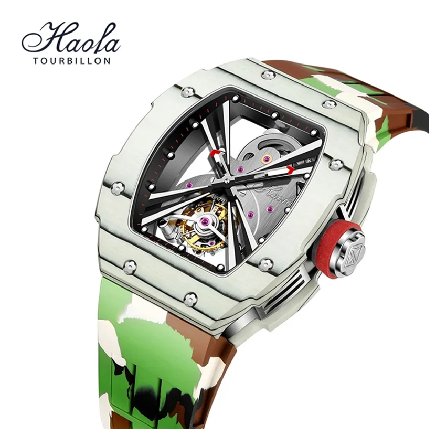HAOFA Luxury Manual Tourbillon Watch For Men Sapphire Skeleton Movement Luminous Men Mechanical Tourbillon Wristwatches Flying
HAOFA Luxury Manual Tourbillon Watch For Men Sapphire Skeleton Movement Luminous Men Mechanical Tourbillon Wristwatches Flying