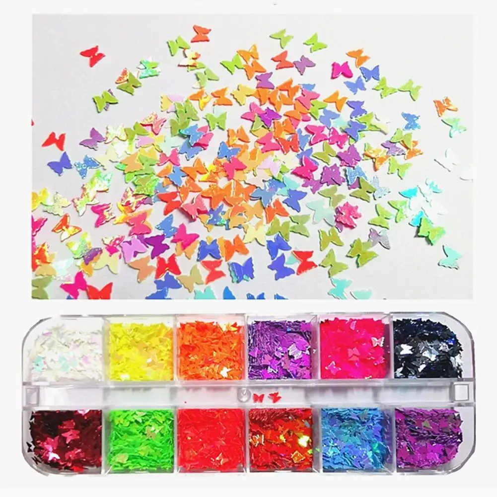 Nail Sequins Stylish Thin Butterfly Nail Sequins Vivid Fall-proof Nail Sequin Decoration
Nail Sequins Stylish Thin Butterfly Nail Sequins Vivid Fall-proof Nail Sequin Decoration