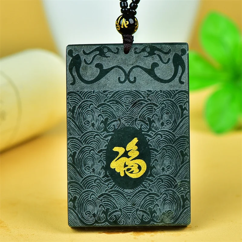 Mai Chuang/He Tian Cyan Jade Blessing Brand Necklace Pendant Fashion Elegant Personality Jewelry Men Women Couple Gift
Mai Chuang/He Tian Cyan Jade Blessing Brand Necklace Pendant Fashion Elegant Personality Jewelry Men Women Couple Gift