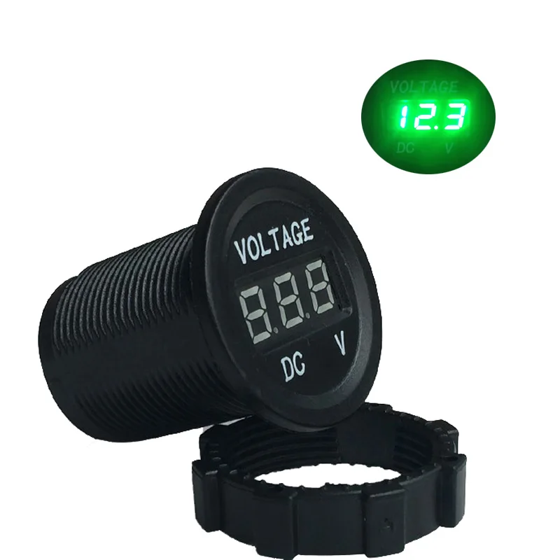 Car SUV LED Digital Display Motorcycle Voltmeter 5V-30V Digital Voltage Current Meter Volt Detector Tester Monitor Panel
Car SUV LED Digital Display Motorcycle Voltmeter 5V-30V Digital Voltage Current Meter Volt Detector Tester Monitor Panel