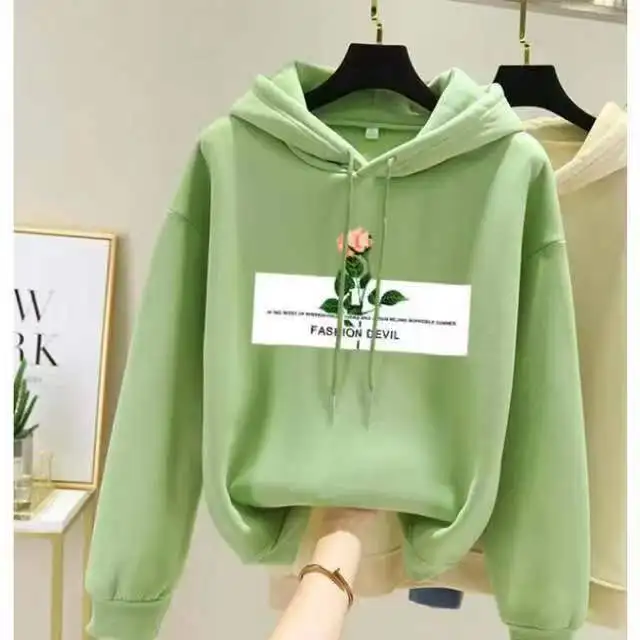 The New Hoodie for Autumn/winter 2022 Women's Korean Version of Loose Long-sleeved, Velvet and Thick Top
The New Hoodie for Autumn/winter 2022 Women's Korean Version of Loose Long-sleeved, Velvet and Thick Top