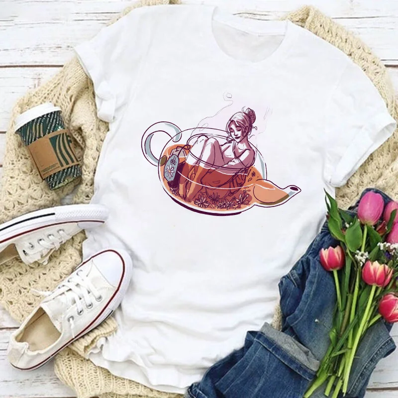 Simple Cute Women t shirt Summer Oversized t-shirt printing coffee Cartoons women t shirts Casual Short sleeve O-neck Tops Tees
Simple Cute Women t shirt Summer Oversized t-shirt printing coffee Cartoons women t shirts Casual Short sleeve O-neck Tops Tees