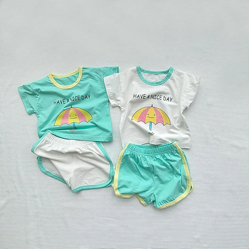 2023 New Baby Short Sleeve Clothes Set Summer Infant Cartoon Print T Shirts + Shorts 2pcs Suit Boy Girl Loose T Shirt Outfits
2023 New Baby Short Sleeve Clothes Set Summer Infant Cartoon Print T Shirts + Shorts 2pcs Suit Boy Girl Loose T Shirt Outfits