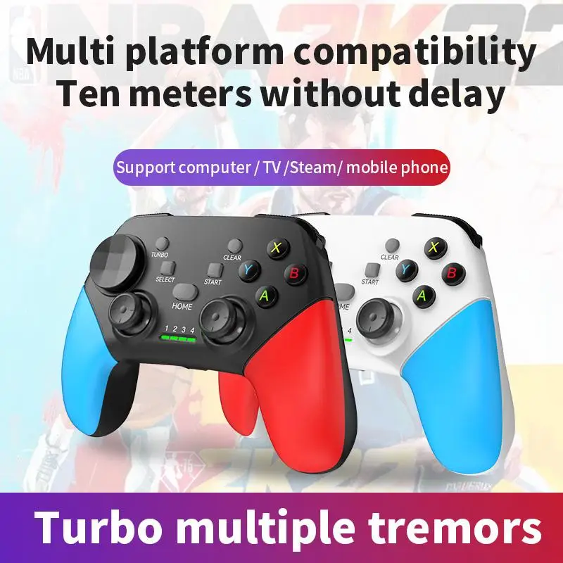 

Wireless Gamepad Handle Bluetooth-compatible 2.4G Controller Game Joystick Compatible For Switch Pro Ps4 Steam Android IOS