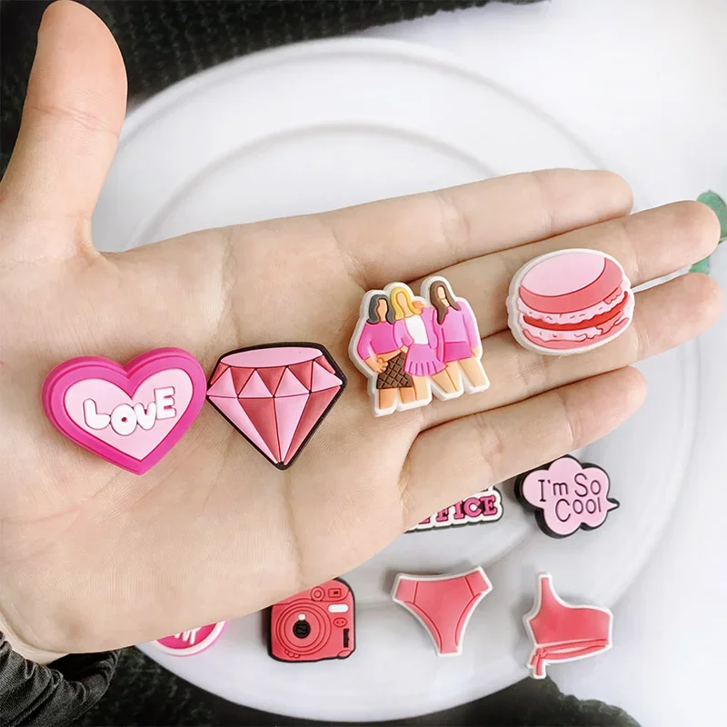 1 PCS Cute Cartoon Pink PVC Rubber Drop Mold Detachable Decorative Buckles - Hole Shoe Flowers and Shoe Buckles DIY Accessories
1 PCS Cute Cartoon Pink PVC Rubber Drop Mold Detachable Decorative Buckles - Hole Shoe Flowers and Shoe Buckles DIY Accessories