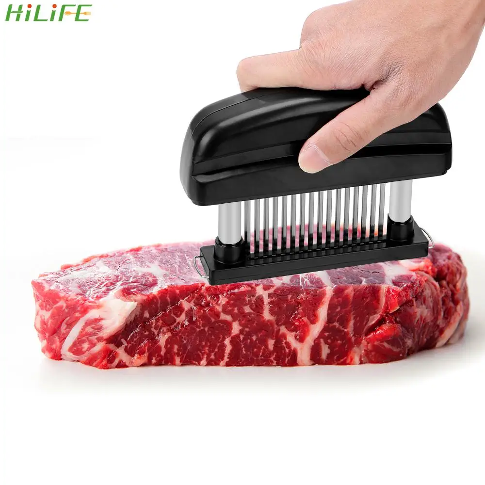 

Tender Meat Hammer Kitchen Tools For Beef Steak Meat Tenderizer Cooking Tools Stainless Steel 48 Blades Needle