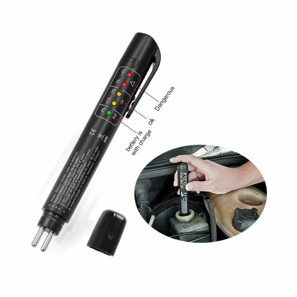 For All Vehicles Car Brake Fluid Tester Brake Liquid Testing Tool Good Helper For Your Travel
For All Vehicles Car Brake Fluid Tester Brake Liquid Testing Tool Good Helper For Your Travel