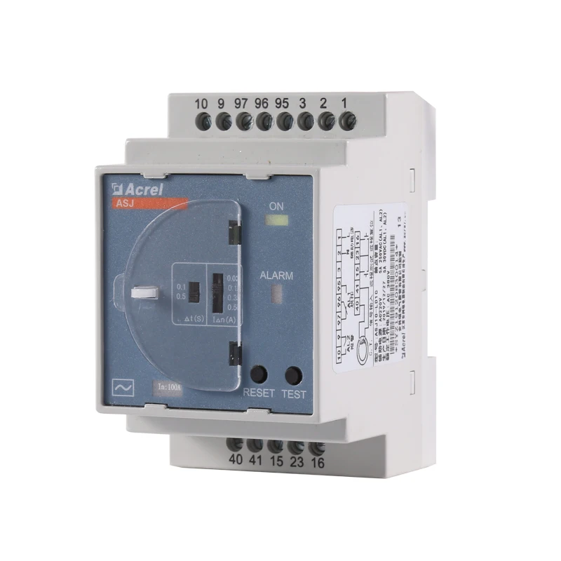ASJ10-LD1C AC Din Rail Electric Residual Current Earth Leakage Relay over Current Alarm Action Relay 
ASJ10-LD1C AC Din Rail Electric Residual Current Earth Leakage Relay over Current Alarm Action Relay