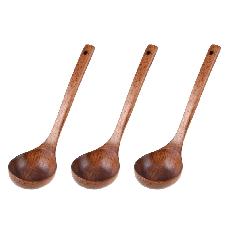 3X Kitchen Cooking Straight Handle Wooden Wood Soup Scoop Spoon Ladle Brown 11 Inch Long
3X Kitchen Cooking Straight Handle Wooden Wood Soup Scoop Spoon Ladle Brown 11 Inch Long
