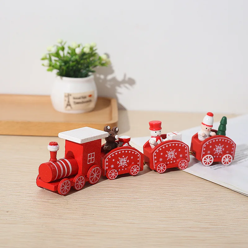 Cute Christmas Wooden Small Train Ornaments Merry Xmas Craft Desktop Home Decoration Accessories New Year 2022 Children's Gifts
Cute Christmas Wooden Small Train Ornaments Merry Xmas Craft Desktop Home Decoration Accessories New Year 2022 Children's Gifts