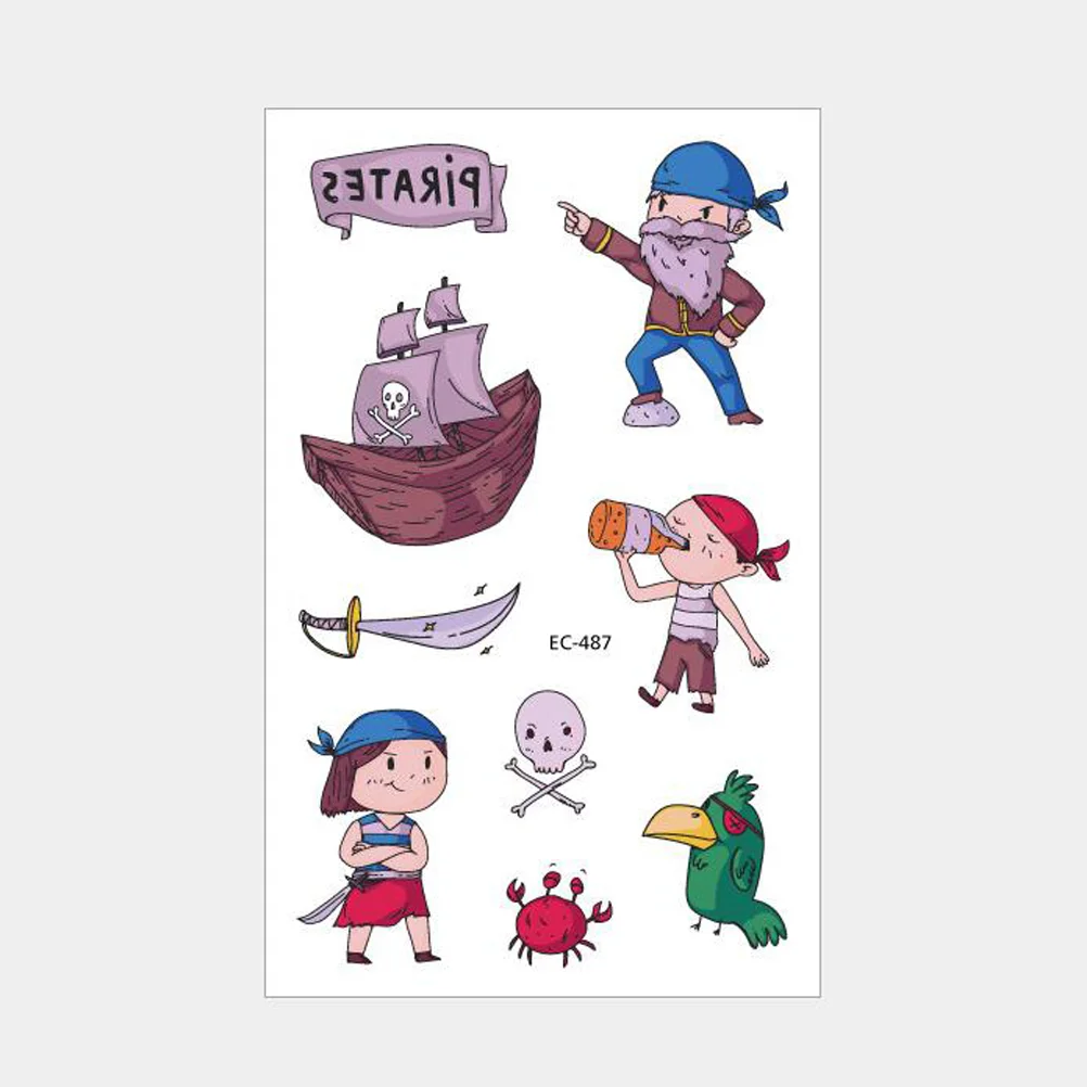 12 Sheets Stickers Creative Pirate Funny Body Stickers for Party Gathering Festival
12 Sheets Stickers Creative Pirate Funny Body Stickers for Party Gathering Festival