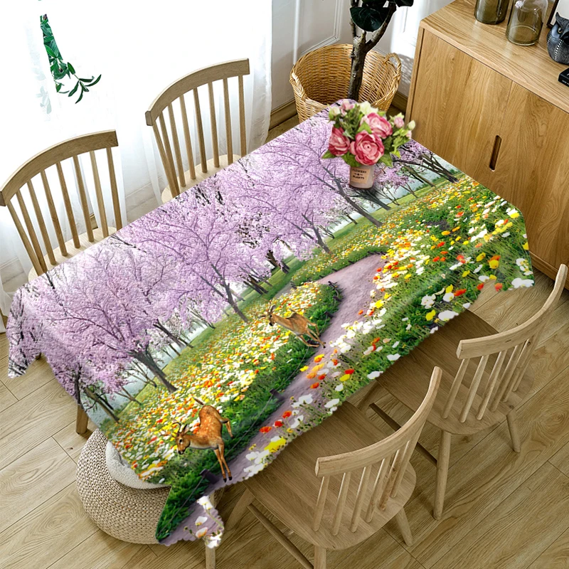 Cherry Blossoms Printed Tablecloth Waterproof Oil-resistant Dining Table Cloth Dining Table Cover for Table Home Mantel Mesa
Cherry Blossoms Printed Tablecloth Waterproof Oil-resistant Dining Table Cloth Dining Table Cover for Table Home Mantel Mesa