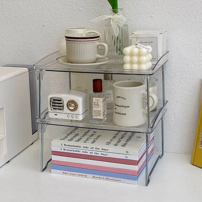 Kitchen Supplies Storage Rack INS Transparent Foldable Desktop Rack Acrylic Stackable Cup Cosmetic Storage Rack Desk Finishing
Kitchen Supplies Storage Rack INS Transparent Foldable Desktop Rack Acrylic Stackable Cup Cosmetic Storage Rack Desk Finishing