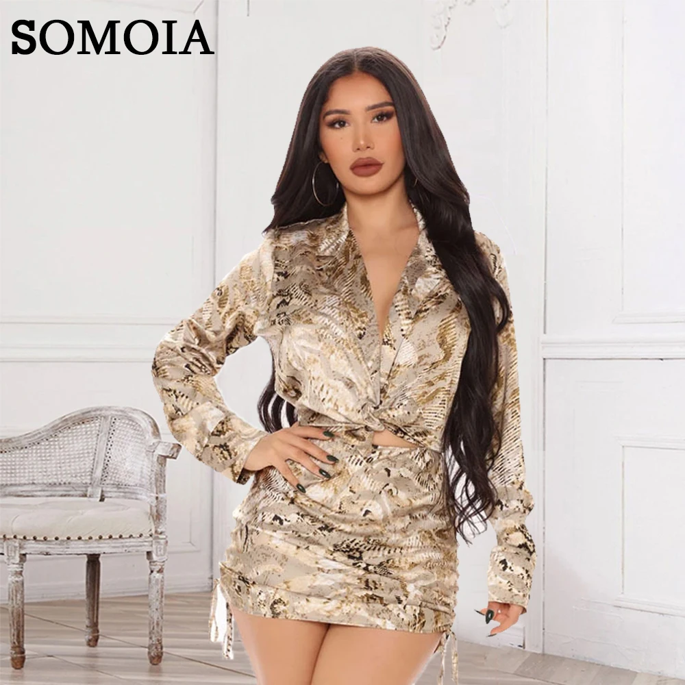 Женский комплект из двух предметов SOMOIA, юбка с длинным рукавом и галстуком, сексуальный костюм, Прямая поставка
Женский комплект из двух предметов SOMOIA, юбка с длинным рукавом и галстуком, сексуальный костюм, Прямая поставка
