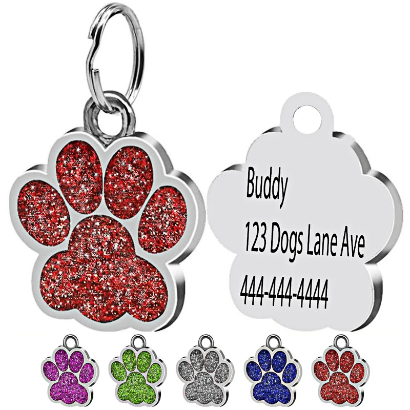 Dog Paw Colorful Key Chain Stainless Steel Personalized Messages Custom LOGO Keychain Ring for Men Birthday Gift
Dog Paw Colorful Key Chain Stainless Steel Personalized Messages Custom LOGO Keychain Ring for Men Birthday Gift