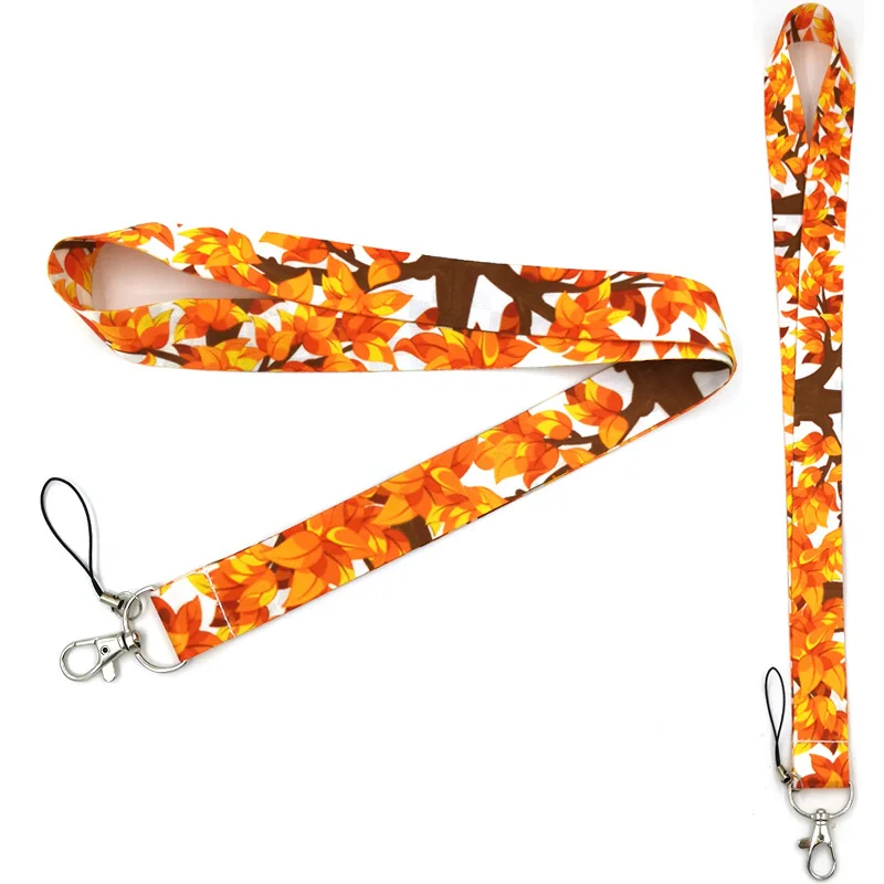 Autumn Maple leaves Neck Strap Lanyard keychain Mobile Phone Strap ID Badge Holder Rope Key Chain Keyrings cosplay Accessories
Autumn Maple leaves Neck Strap Lanyard keychain Mobile Phone Strap ID Badge Holder Rope Key Chain Keyrings cosplay Accessories