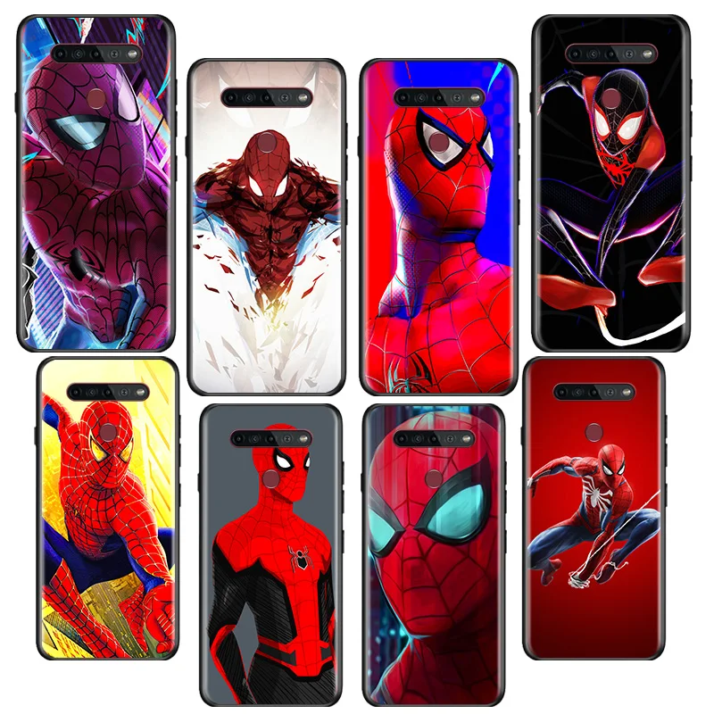 Cartoon character spiderman For LG Q60 V30 V40 V50 V50S V60 G8 G8X G8S ThinQ 5G K22 K40S K41S K50S 51S 61 71 92 Black Phone Case
Cartoon character spiderman For LG Q60 V30 V40 V50 V50S V60 G8 G8X G8S ThinQ 5G K22 K40S K41S K50S 51S 61 71 92 Black Phone Case