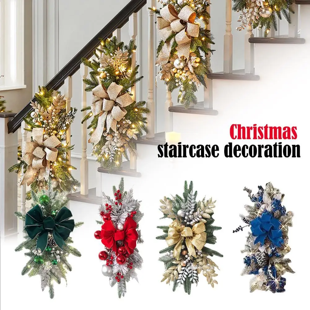 Christmas Wreath Staircase Decor Christmas Ornaments without/with Light Home Door Window Wreath Hanging Stair Wall Decoration
Christmas Wreath Staircase Decor Christmas Ornaments without/with Light Home Door Window Wreath Hanging Stair Wall Decoration