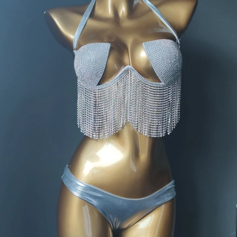 2020 venus vacation sexy Tassels diamond bikini set popular chain rhinestone swimwear push up women beachwear hot swimsuit
2020 venus vacation sexy Tassels diamond bikini set popular chain rhinestone swimwear push up women beachwear hot swimsuit