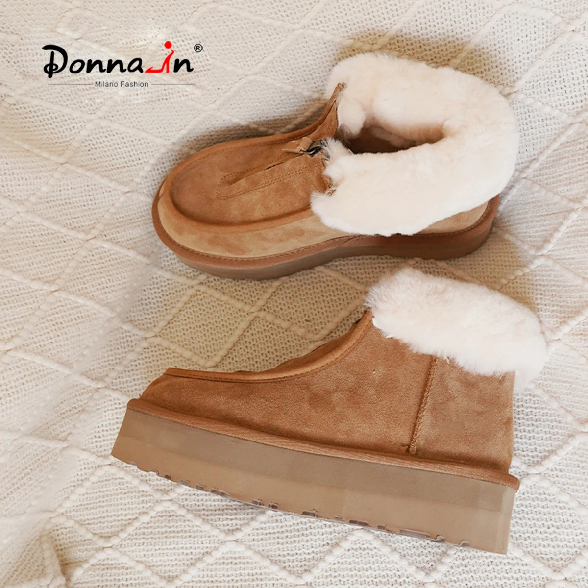 Donna-in/женские зимние ботинки на платформе; Шерстяная теплая Нескользящая зимняя обувь на толстой подошве; Удобные ботильоны на молнии; Женская обувь
Donna-in/женские зимние ботинки на платформе; Шерстяная теплая Нескользящая зимняя обувь на толстой подошве; Удобные ботильоны на молнии; Женская обувь