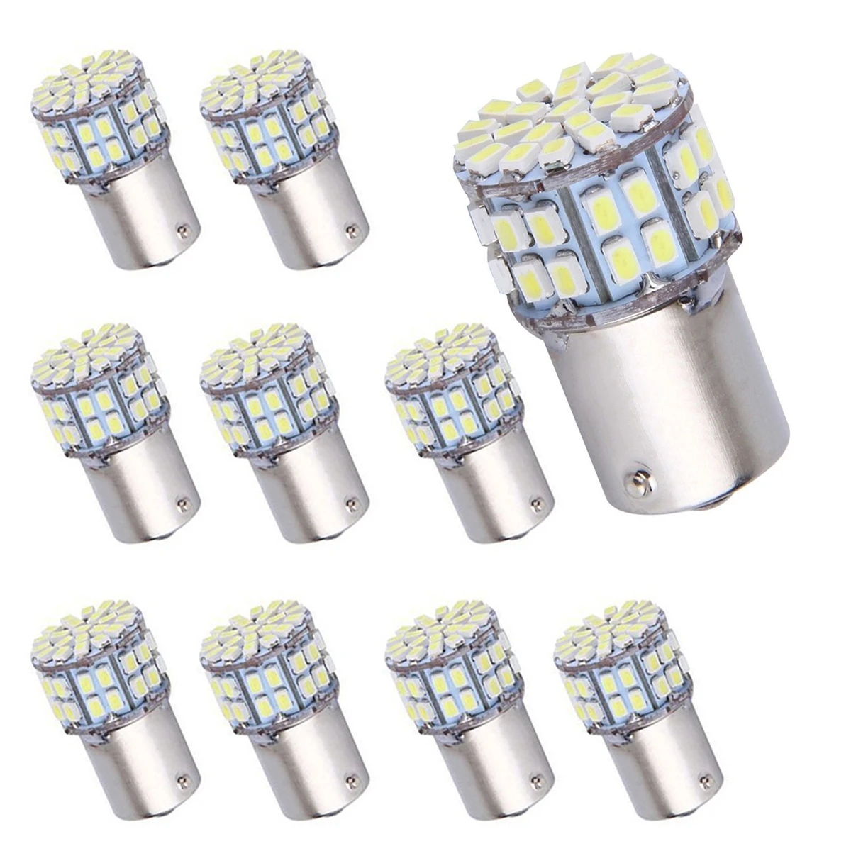 10pcs LED Car Tail Bulb Brake Lights Reverse Lamp Daytime Running Signal Light 1156 BA15S LED Bulbs DC12V 300LM 3W 50SMD
10pcs LED Car Tail Bulb Brake Lights Reverse Lamp Daytime Running Signal Light 1156 BA15S LED Bulbs DC12V 300LM 3W 50SMD
