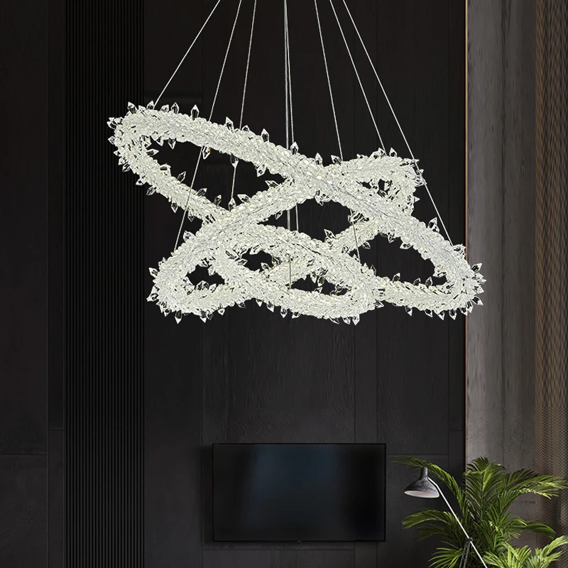 Chandelier Led Art Pendant Lamp Light Room Decor Modern Luxury Crystal Home Living Dining Lustre Indoor Bedroom Fixture
Chandelier Led Art Pendant Lamp Light Room Decor Modern Luxury Crystal Home Living Dining Lustre Indoor Bedroom Fixture