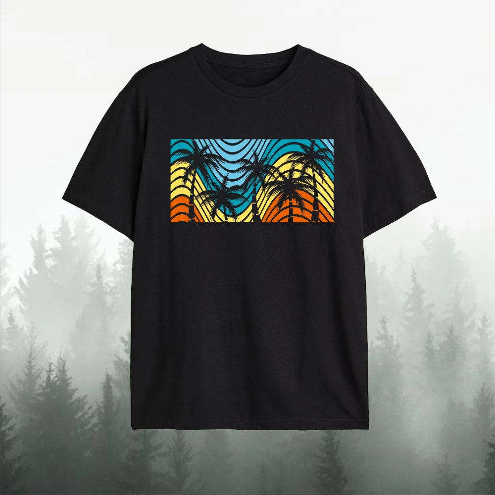 Summer Cotton Fashion Brand Printing Men's T-Shirt Short Sleeve Unisex Streetwear Beach Coconut Tree Personalized T-Shirt
Summer Cotton Fashion Brand Printing Men's T-Shirt Short Sleeve Unisex Streetwear Beach Coconut Tree Personalized T-Shirt