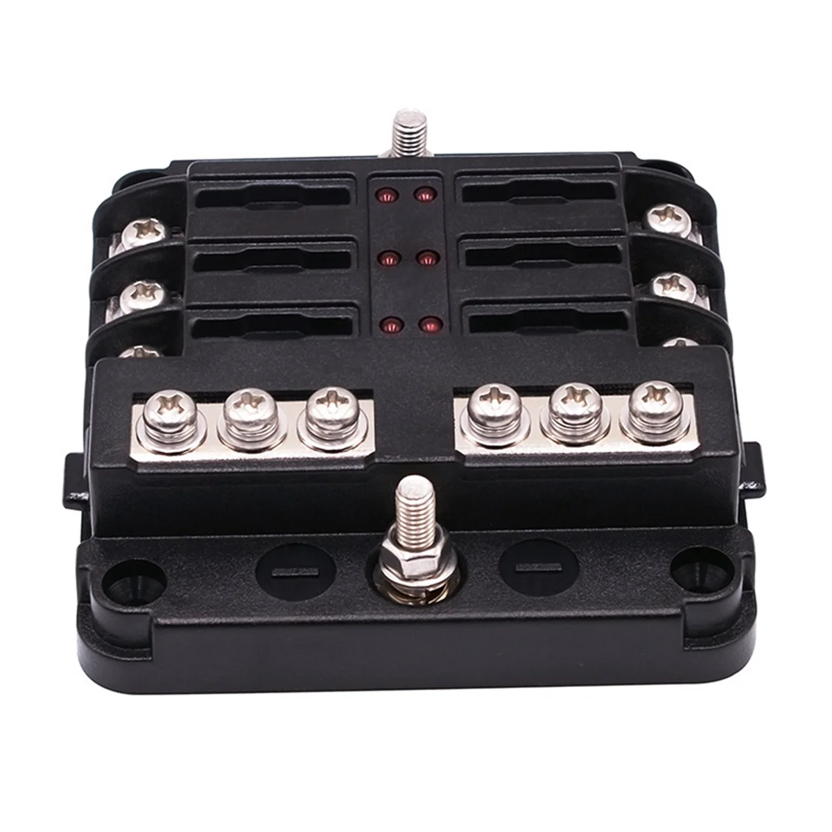 3X 6-Way Waterproof Fuse Block,with LED Indicator 12 Circuits with Negative Marine Fuse Box for Dc 12/24V
3X 6-Way Waterproof Fuse Block,with LED Indicator 12 Circuits with Negative Marine Fuse Box for Dc 12/24V